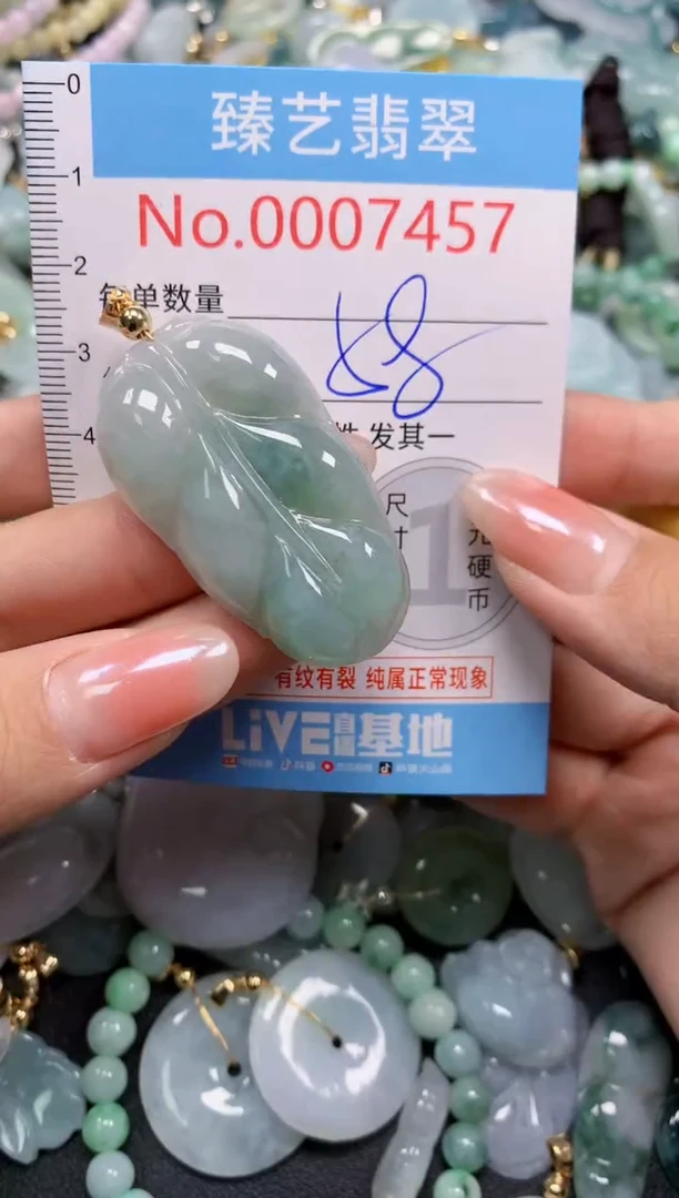 颈饰未镶嵌翡翠7457