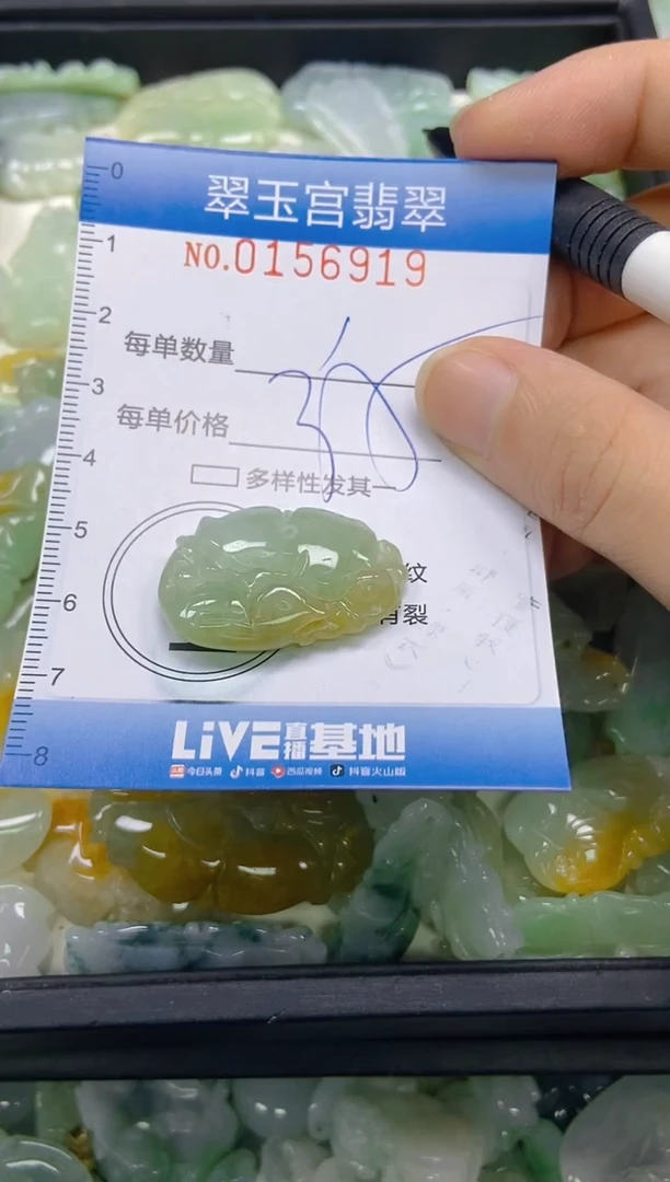 翡翠未镶嵌颈饰闪购0156919