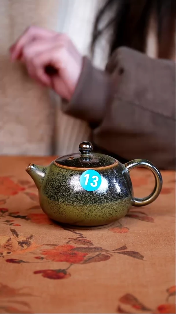 杯子陶全品钧瓷摆件