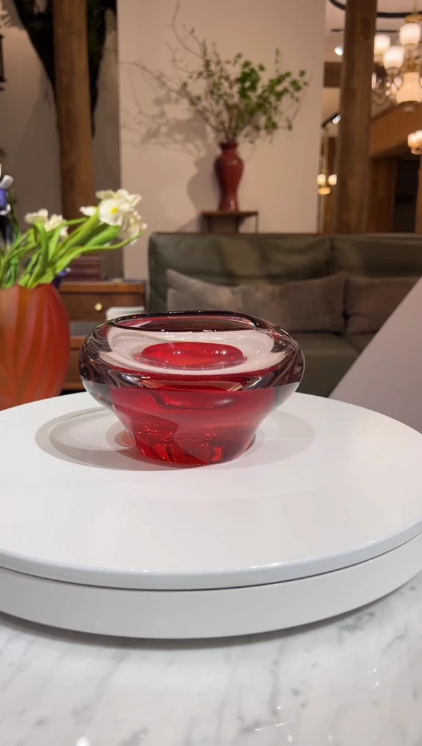 【闪购商品】茶宠AJ05399紫配红烟灰缸