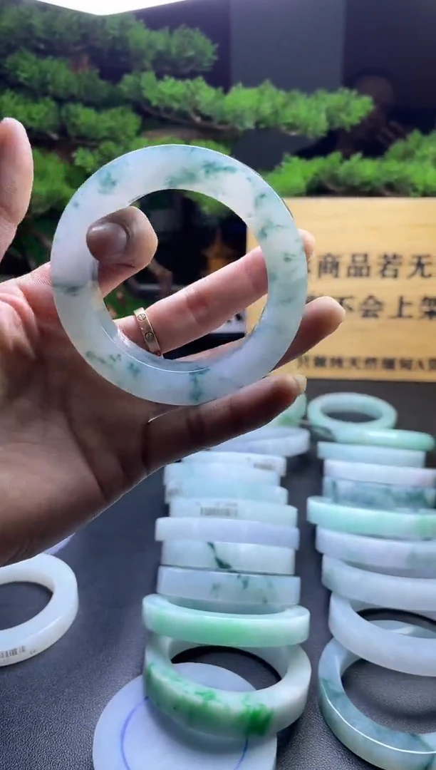 未镶嵌毛胚定制翡翠毛*头发一件