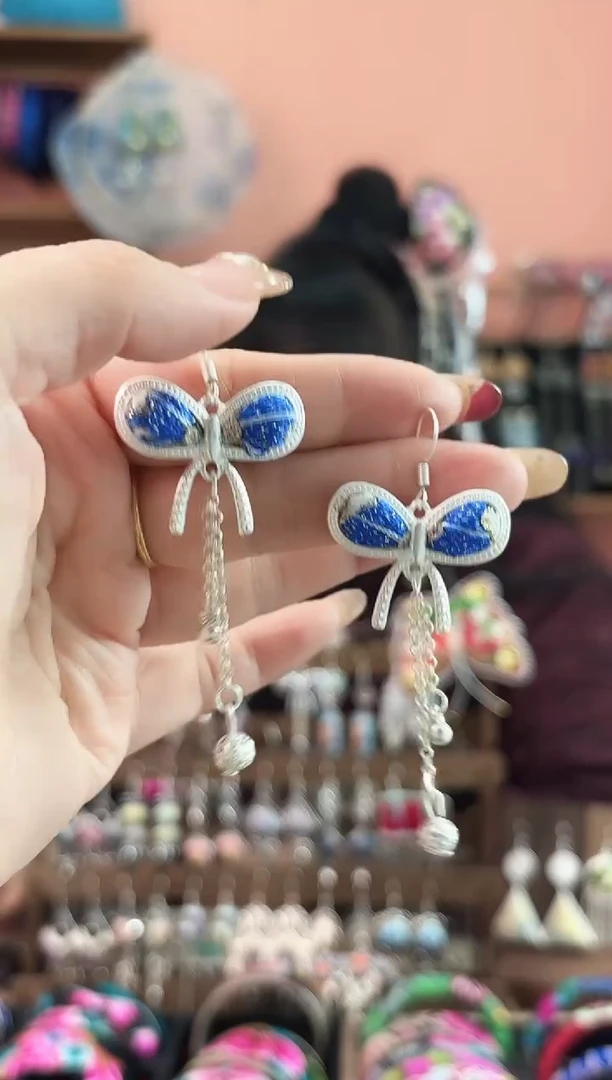 织绣艺枝独绣手工饰品37