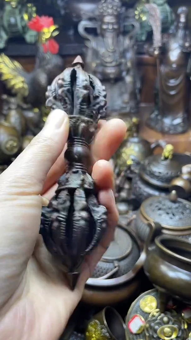 闪购链接，点击下单，有运费险，铜摆件