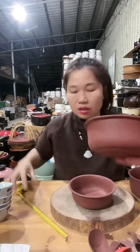 瑕疵色差不圆紫砂内胆两个