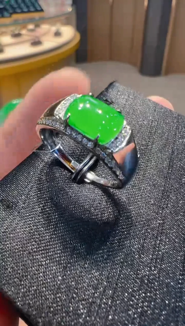 【闪购商品】翡翠戒指银S925镶嵌多样性发货一件