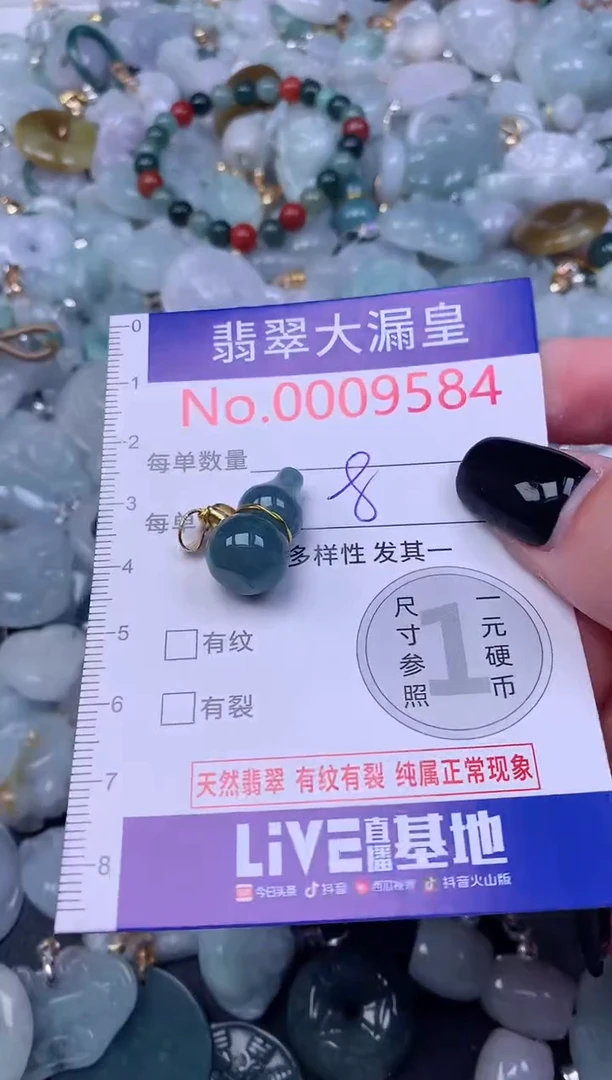 颈饰未镶嵌翡翠9584