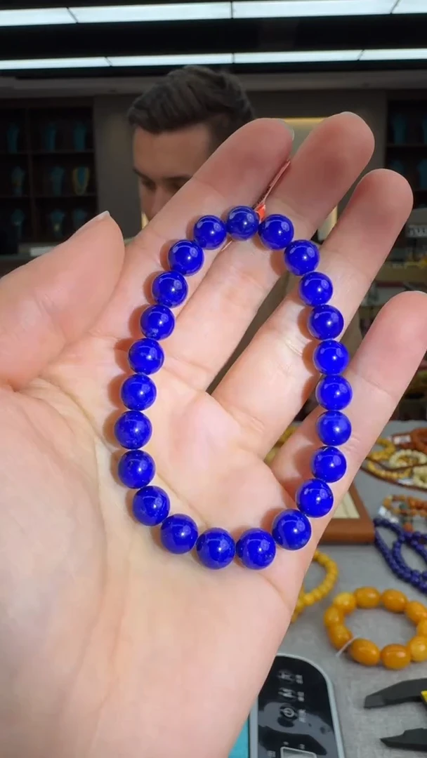 【闪购商品】青金石手串未镶嵌420秒拍号
