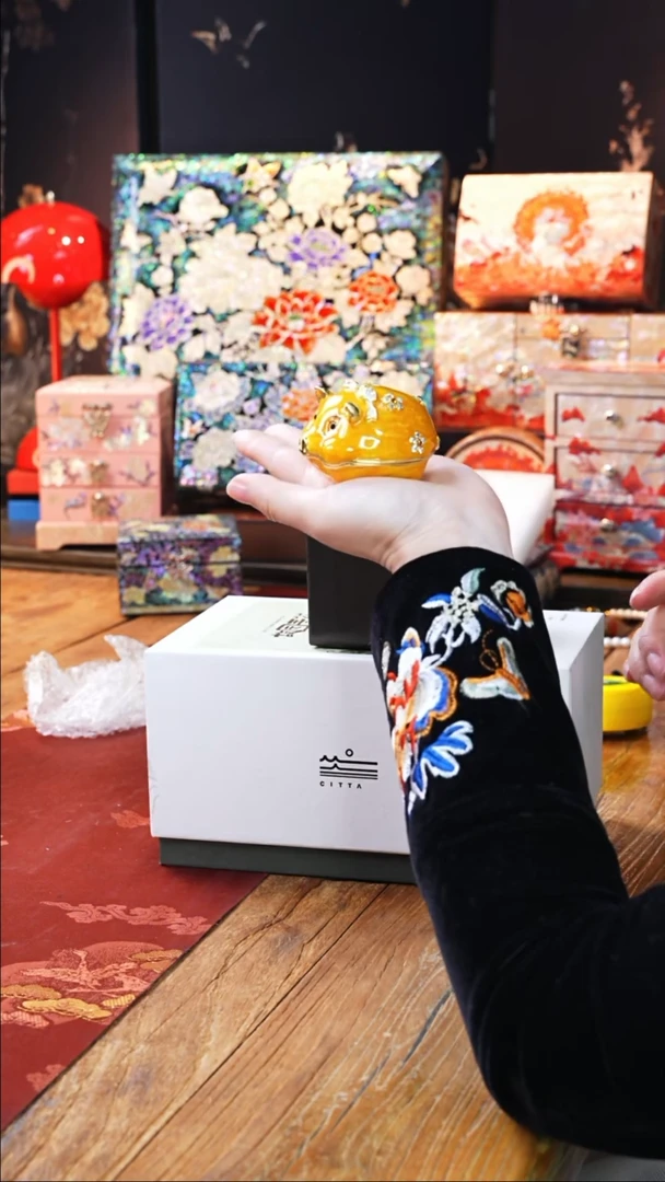 【闪购商品】瓷片豆包儿推荐饰品摆件