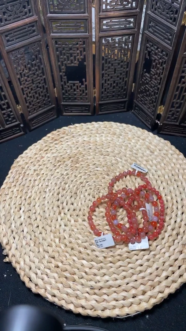 未镶嵌手串南红玛瑙肥*多宝手串5条