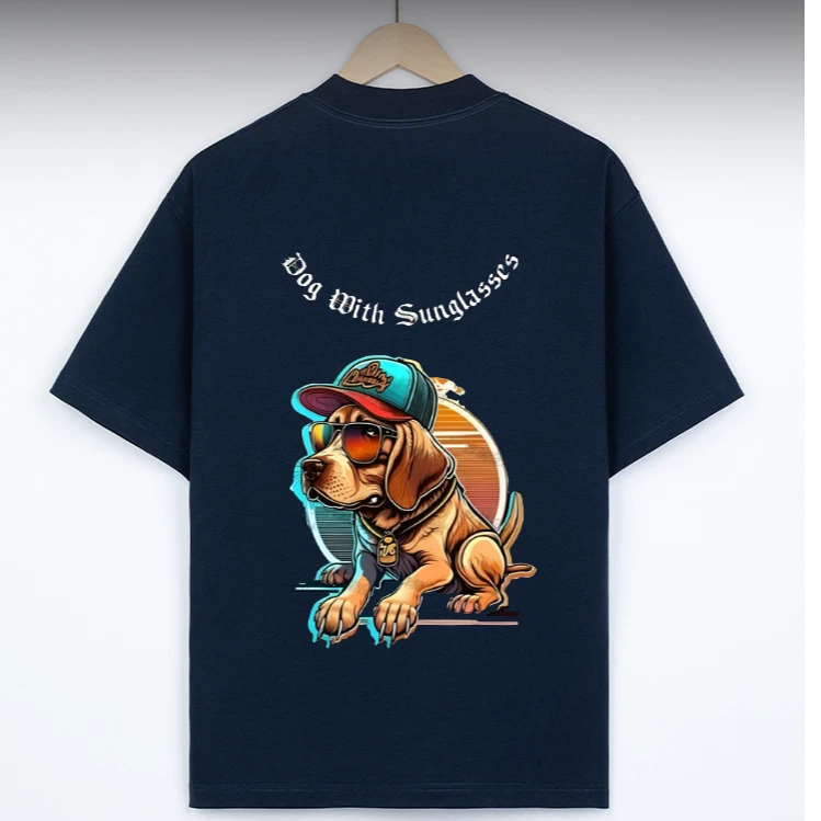 小圆领T恤潮牌高端私人定制白墨直喷印花（logo、文字、英文、图案）