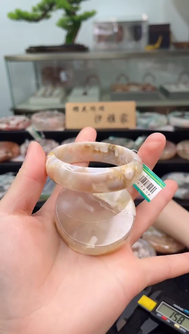 未镶嵌手镯石英质玉53圈口（赠品镯心）1658138