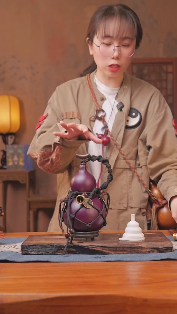 1446号链接精品大漆葫芦现货现发[一物一拍]