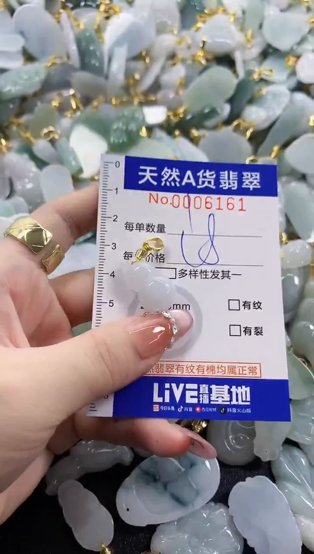 颈饰未镶嵌翡翠天然A货翡翠