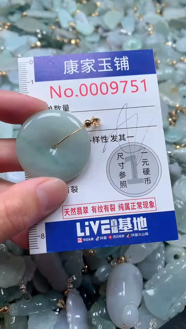 【闪购商品】翡翠吊坠(不含链)未镶嵌9751