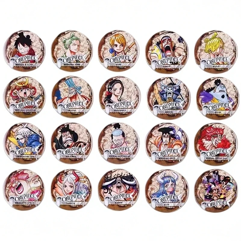 【现货】海贼王 JS原画六弹吧唧徽章 下单默认代拆