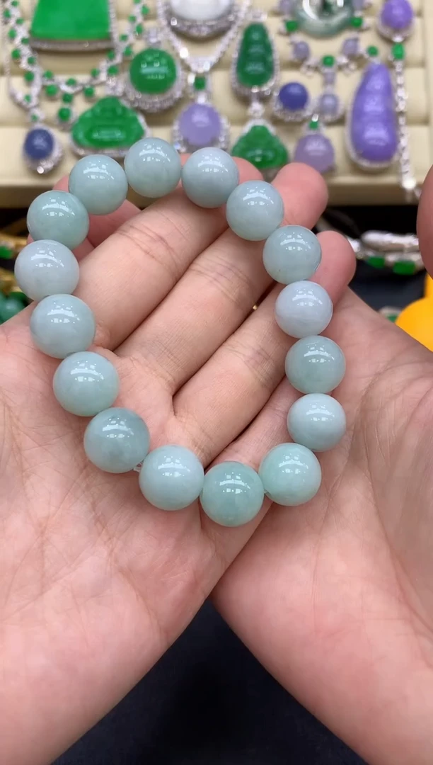 未镶嵌手串翡翠184-中国好珍宝