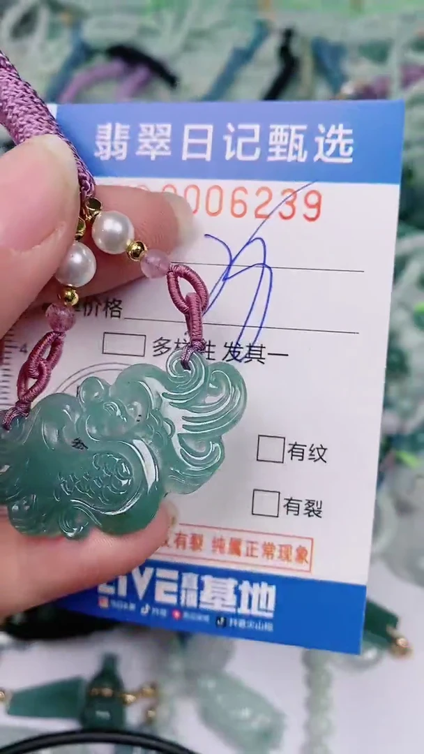 【闪购商品】翡翠颈饰未镶嵌00006239