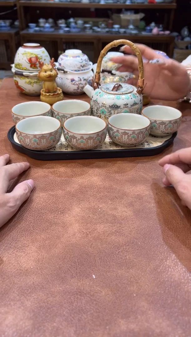 真的很便宜会开片的旅行茶具