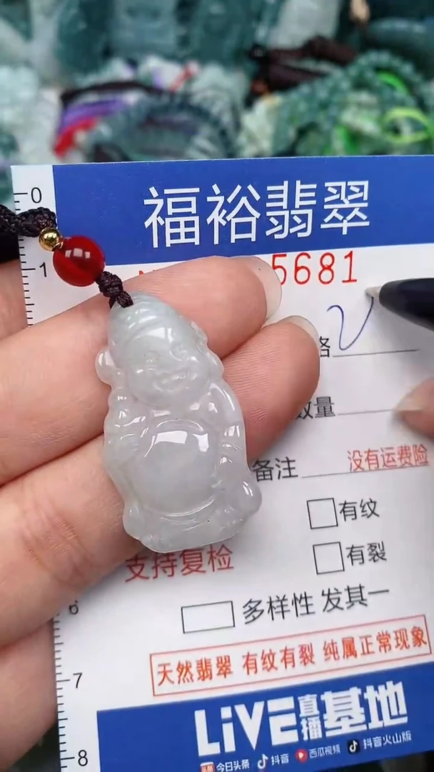 翡翠未镶嵌颈饰...0005681