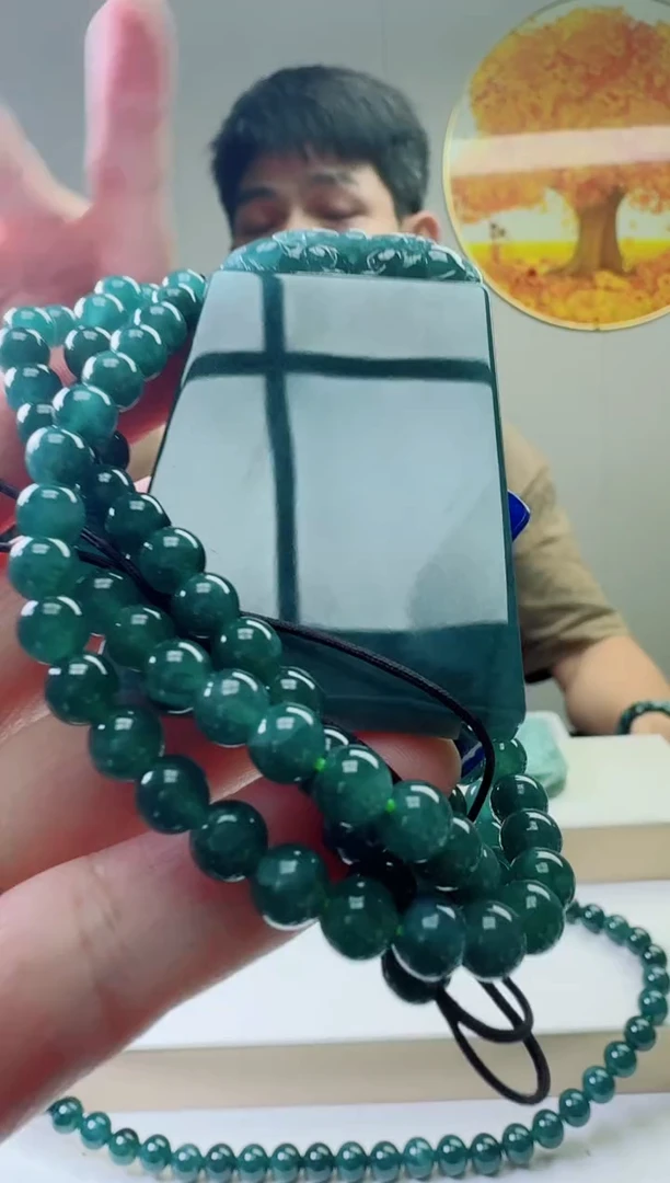 颈饰未镶嵌翡翠天然A货翡翠  多样性随机发其一