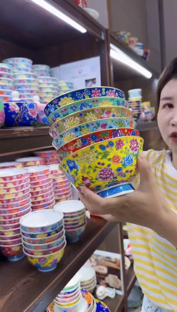 6英寸面碗10个景德镇陶瓷