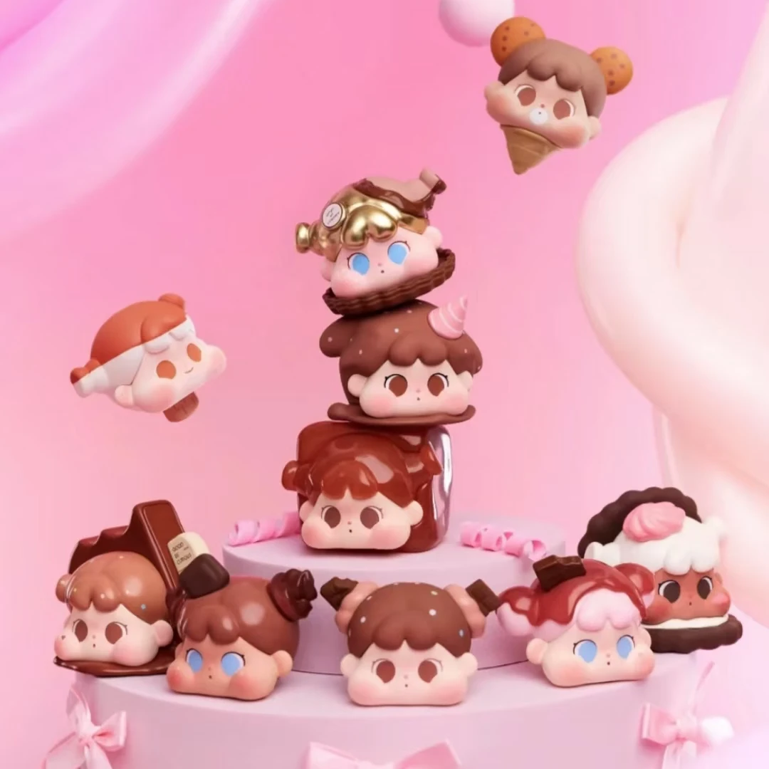 【拆盒】qoqo MINI FACE巧克力季节萌粒摆件盲盒