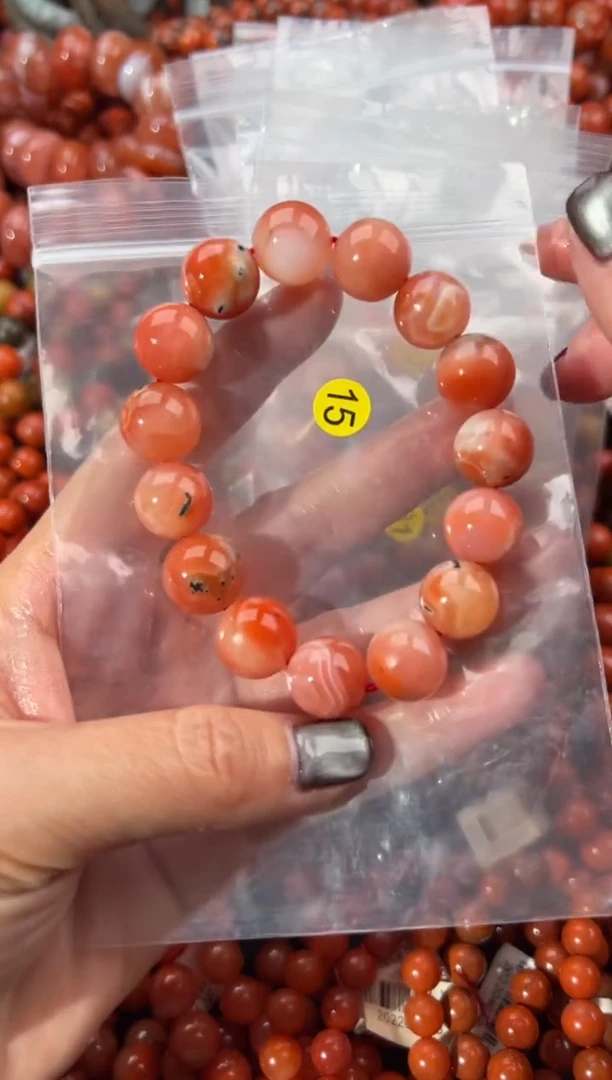 未镶嵌手串南红玛瑙13+