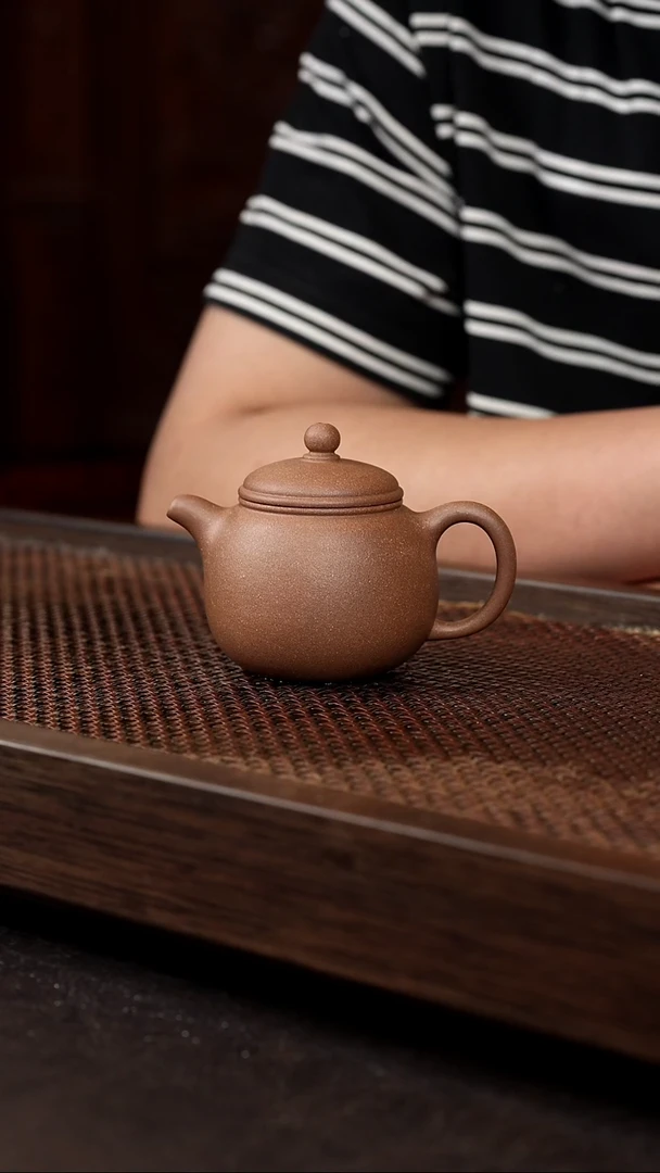 茶壶紫砂老段泥小匏尊