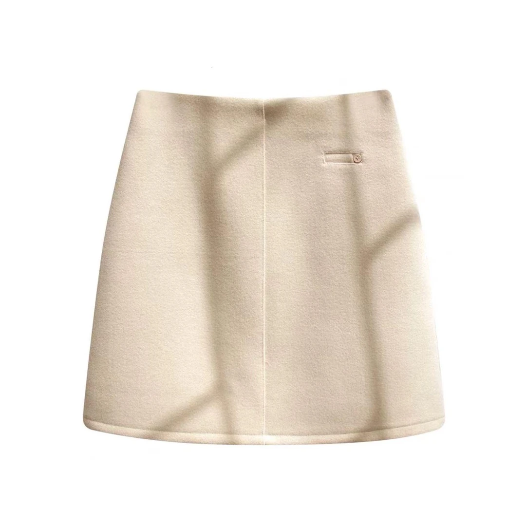 VAZSLVE/原创设计 秋冬穿搭必备小个子显瘦百搭a字包臀短裙QZ619