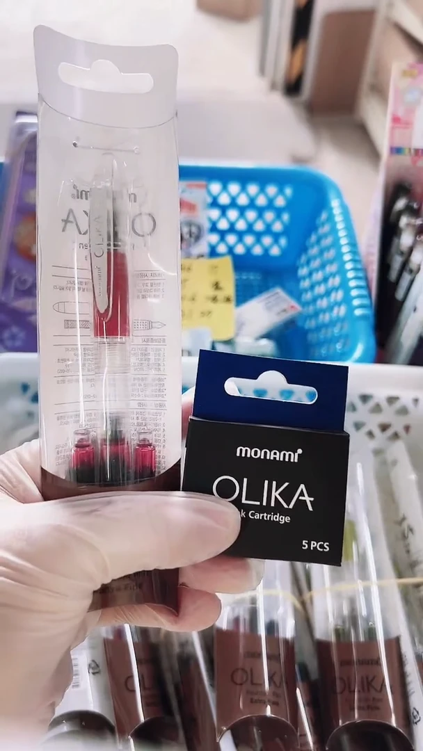 慕那美02099/02099EF钢笔(红色)配墨囊1+2--1支送墨囊（不挑）