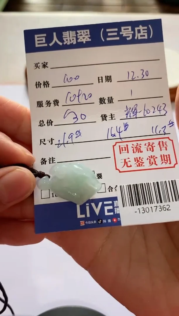 【闪购商品】翡翠颈饰未镶嵌多人-13017362