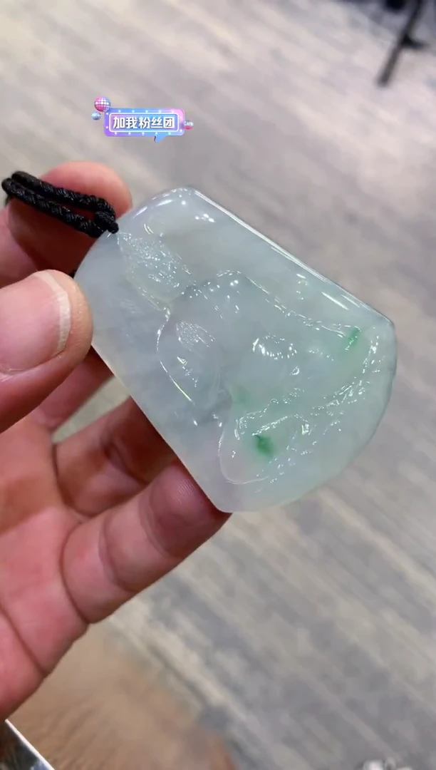 颈饰未镶嵌翡翠天然A货翡翠