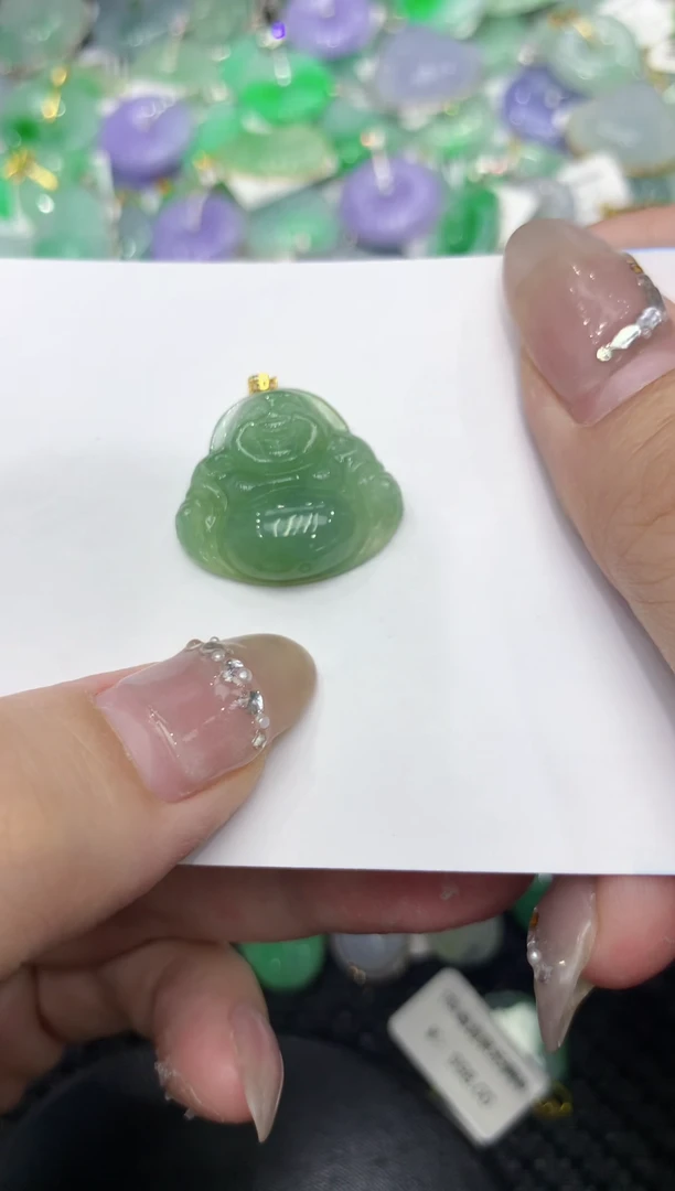 【闪购商品】翡翠颈饰18K金镶嵌222222222