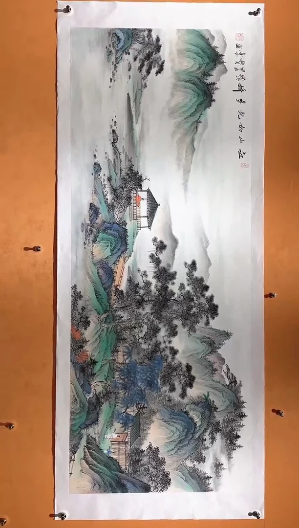 国画刘金玉老师亲笔手绘
