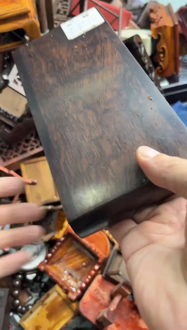 木66黑檀木书卷大号