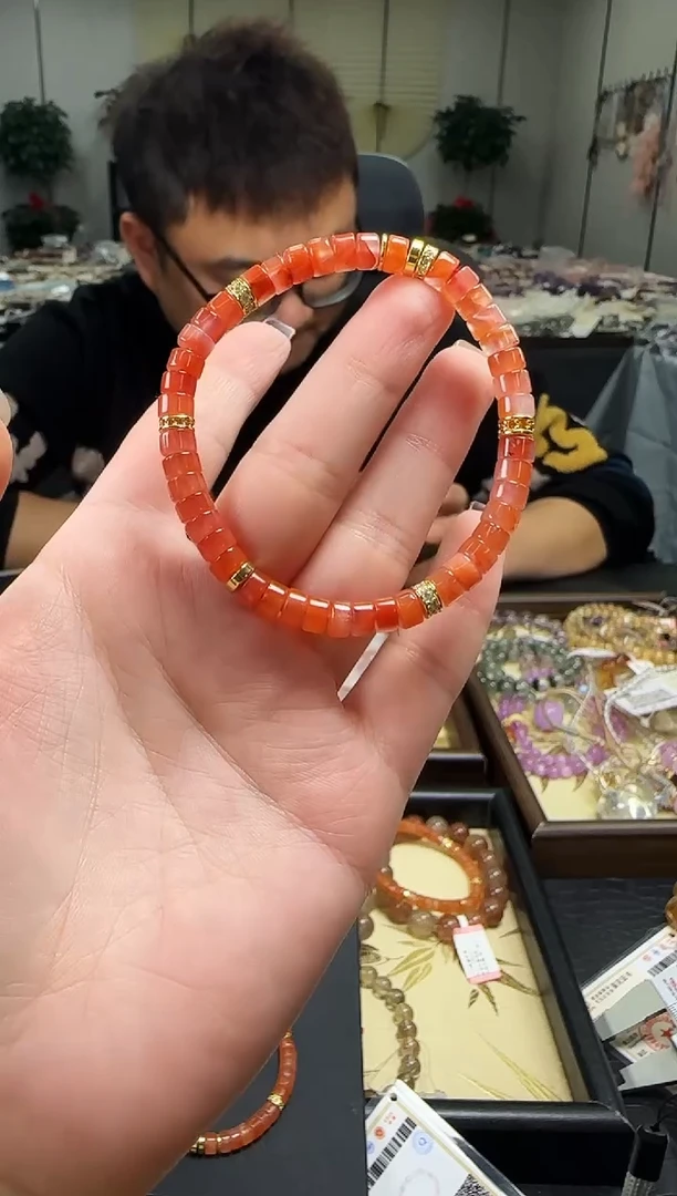 未镶嵌手串南红玛瑙手串971