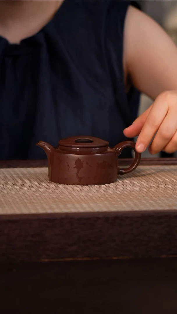 茶壶紫砂老紫泥