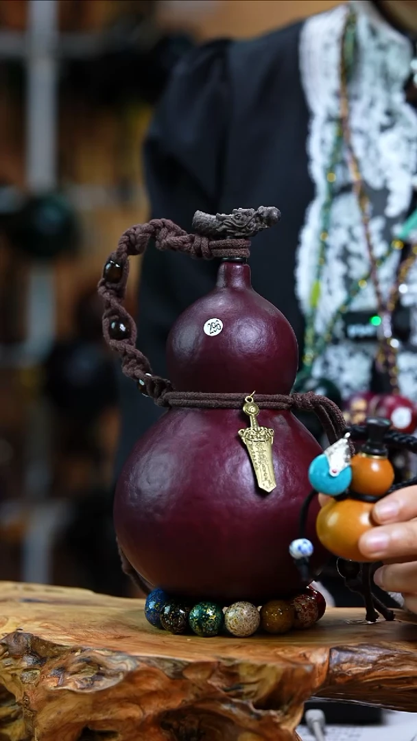 【闪购商品】269—光岳葫天然大漆酒葫芦不含漆珠