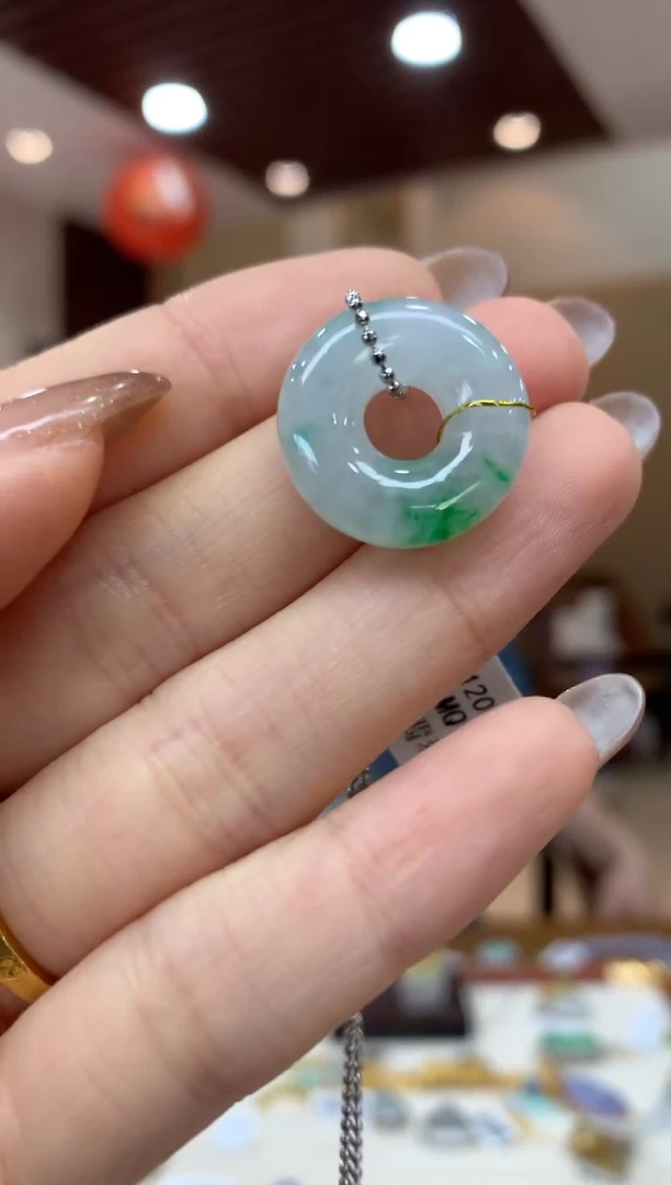 吊坠(不含链)未镶嵌翡翠甜甜圈