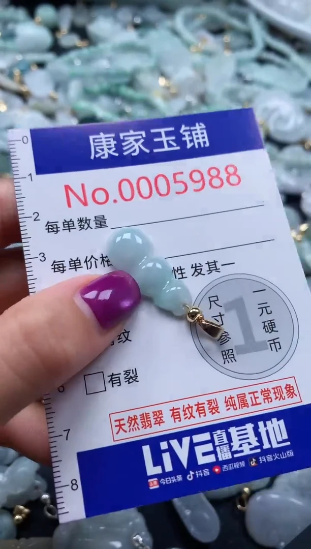 颈饰未镶嵌翡翠5988