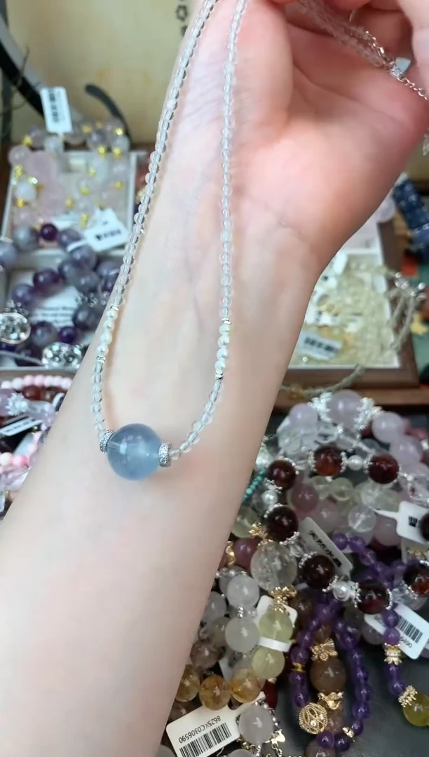 【闪购商品】海蓝宝石颈饰未镶嵌274