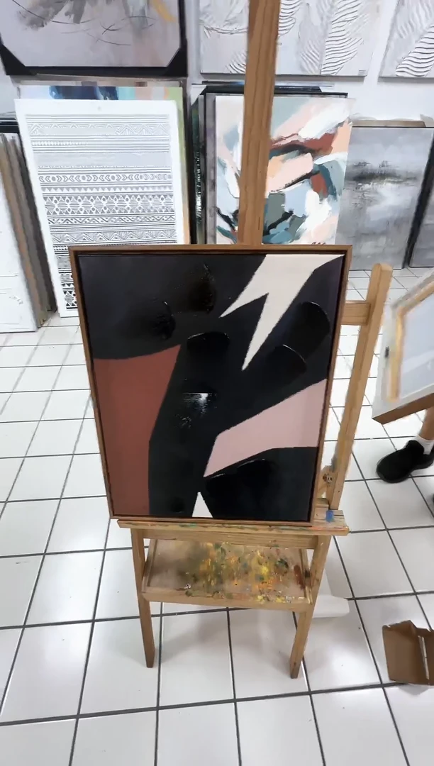 168现代艺术装饰画油画40*50