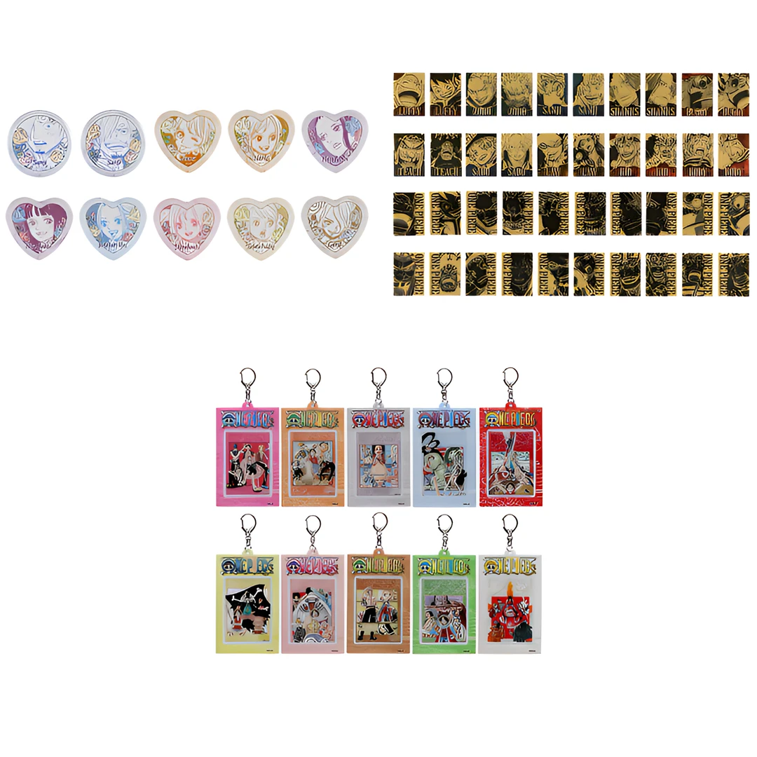 海贼王夏日祭（爱心吧唧+黄金卡+卡套）萌哒拆卡