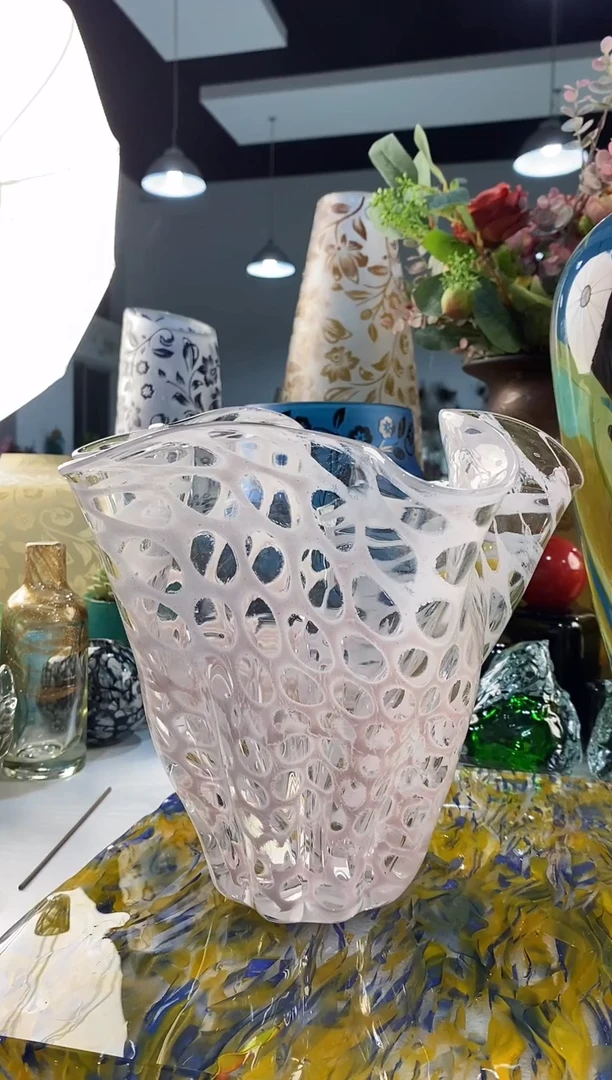 慕忆家手作琉璃花瓶