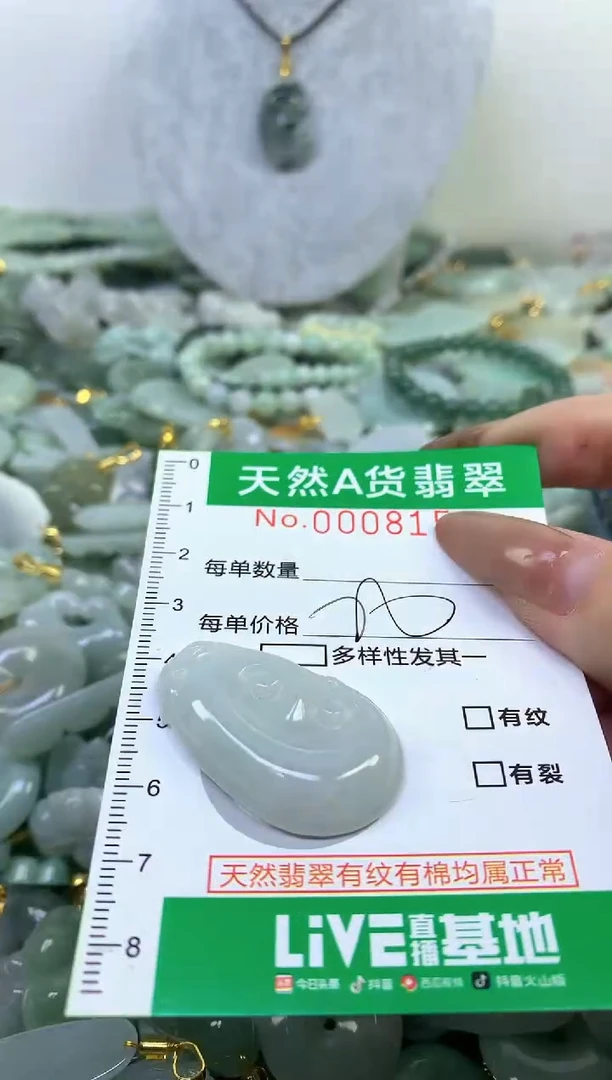 颈饰未镶嵌翡翠纯天然缅甸a货翡翠