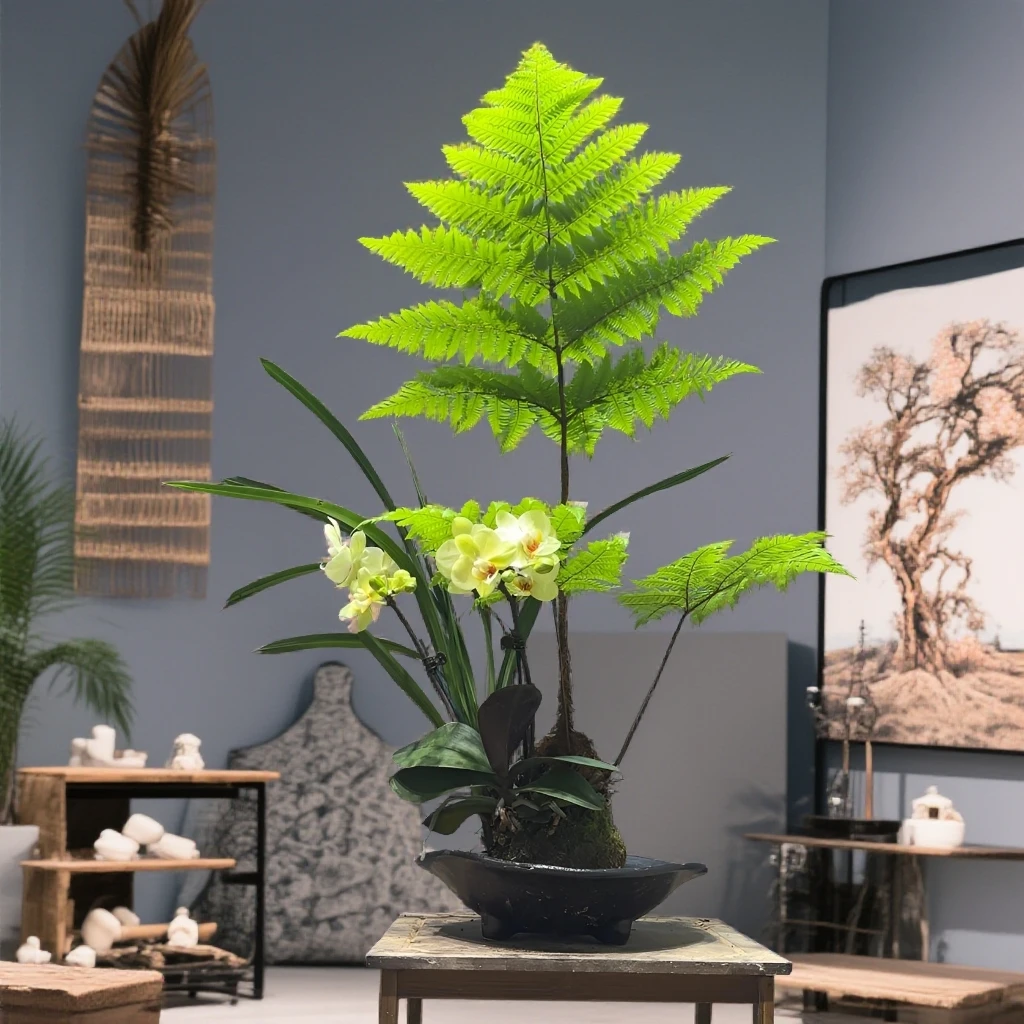 【一物一拍】金丝红磷蕨 室内观赏绿植 苔藓球款（单绿植价）