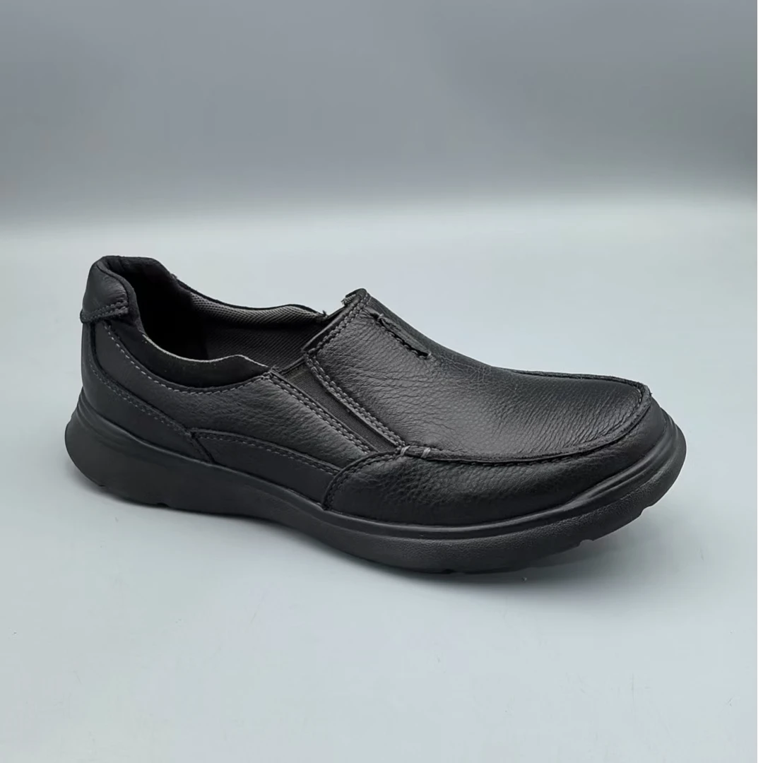 新款轻质厚底系带男士皮鞋休闲鞋C726