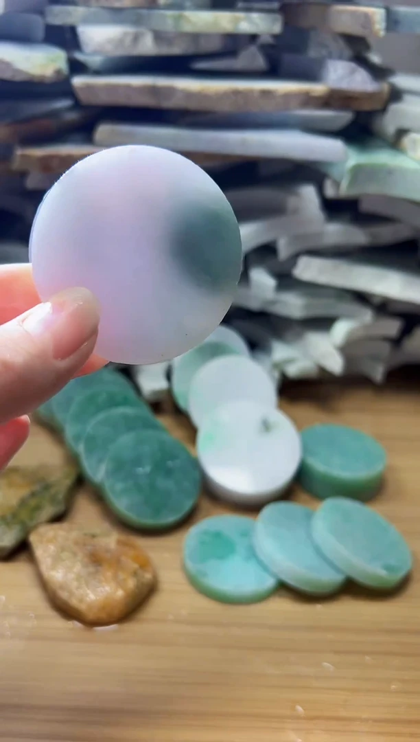 裸石翡翠天然翡翠A货余 南 633