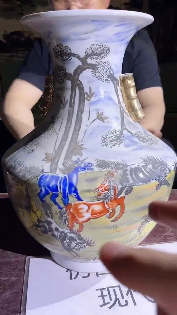 摆件景德镇陶瓷流水157