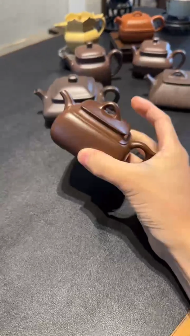 茶壶紫砂叶*长四方紫砂壶